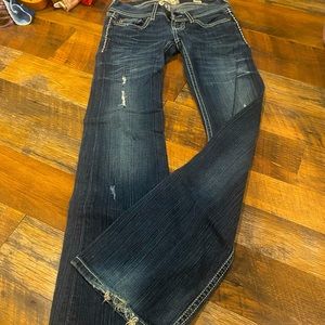 Size 24 BKE dark jeans flare